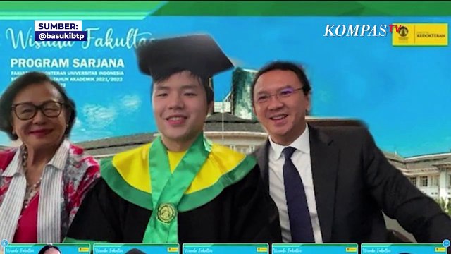 Hadiri Wisuda Nicholas Sean, Ahok Ungkap Cerita Pernah Gagal Masuk Fakultas Kedokteran