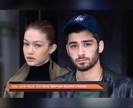 #ZiGi: Zayn Malik, Gigi Hadid berpisah selepas 2 tahun