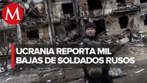 Ucrania afirma haber matado a mil soldados rusos y capturado a 300