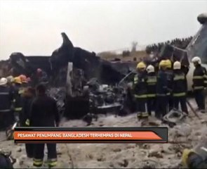 Pesawat penumpang Bangladesh terhempas di Nepal