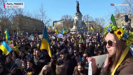 بدون تعليق:  مظاهرات في شتى أنحاء العالم تطالب بوقف الحرب في أوكرانيا