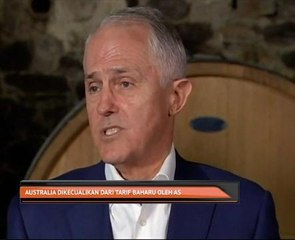 Australia dikecualikan dari tarif baharu oleh AS