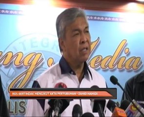 Arahan RoS ikut peraturan, perlembagaan PPBM - Zahid Hamidi