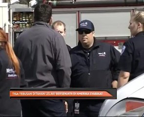 Tiga tebusan ditahan lelaki bersenjata di Amerika Syarikat