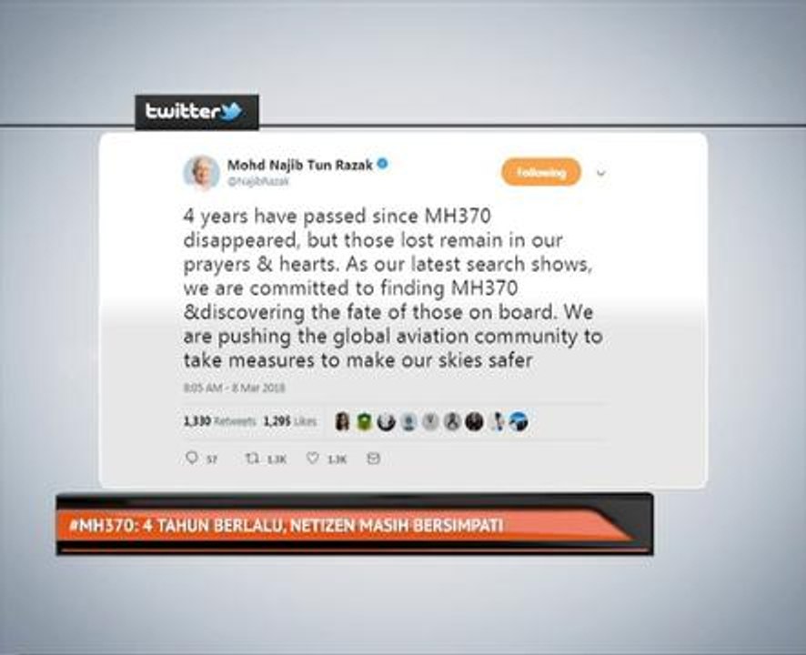 #MH370: 4 tahun berlalu, netizen masih bersimpati