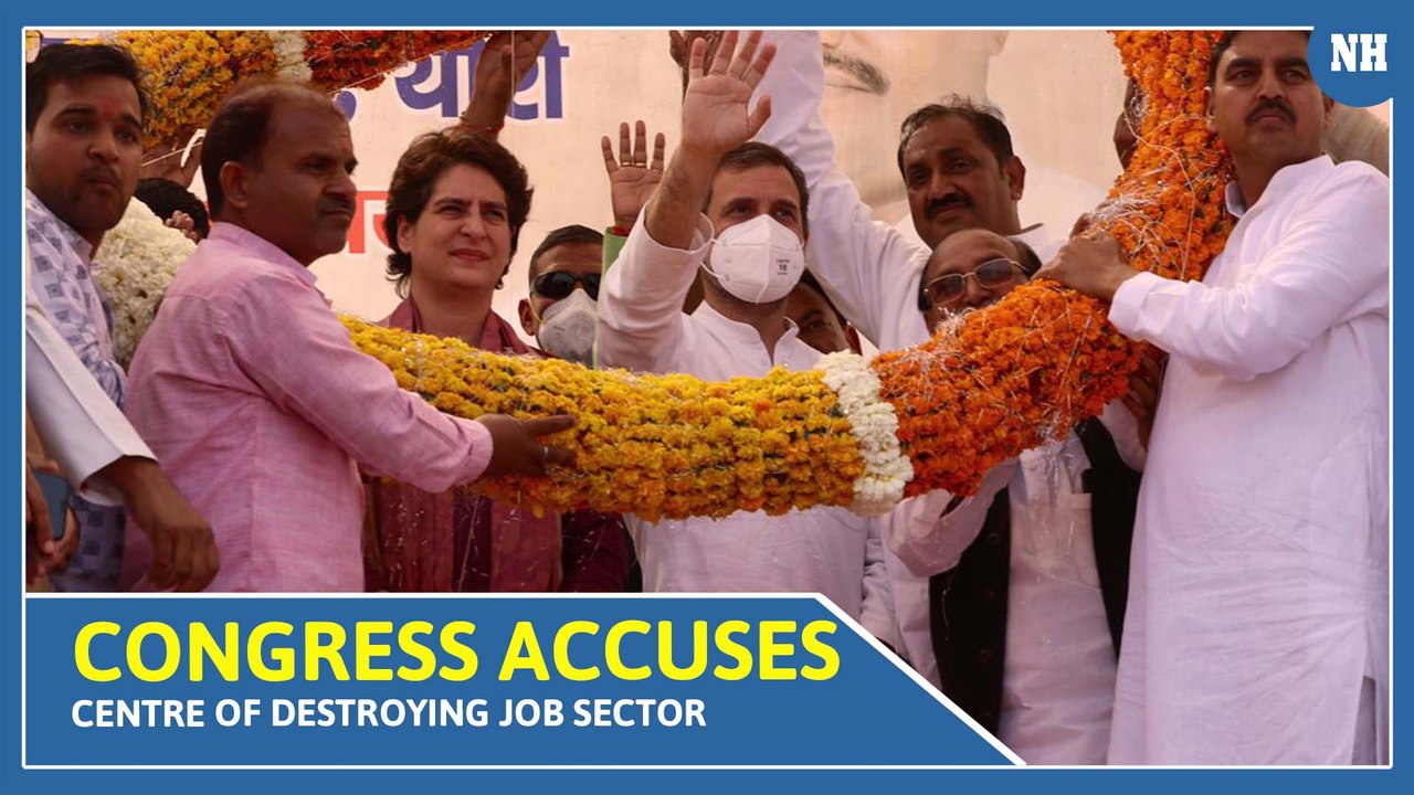 Congress accuses Centre of destroying job sector