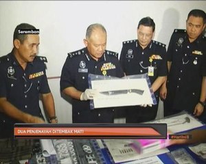 Dua penjenayah ditembak mati