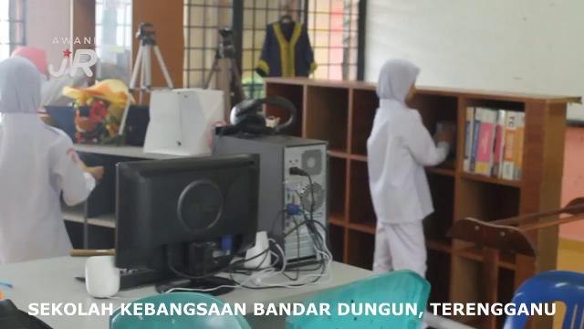 #AWANIJr: Proses mengemas Studio ElitTv SK Bandar Dungun