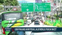 Libur Panjang di Akhir Pekan, Jalur Menuju Puncak Macet! Petugas Gabungan Berlakukan Ganjil-Genap