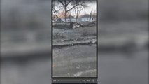 آثار الدمار بعد معارك عنيفة في مدينة ميكولايف في أوكرانيا