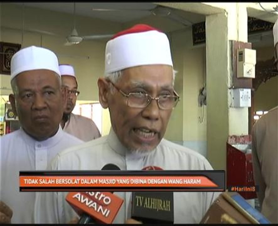 Tidak salah bersolat dalam masjid yang dibina dengan wang haram