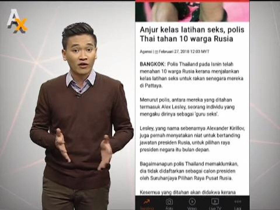 Anjur kelas latihan seks,10 warga Rusia ditahan & Hanya 'kepala perang' boleh jadi calon di Shah Alam