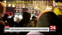 Guerra Rusia – Ucrania: Detienen a 1700 personas tras protestas en Moscú y otras ciudades