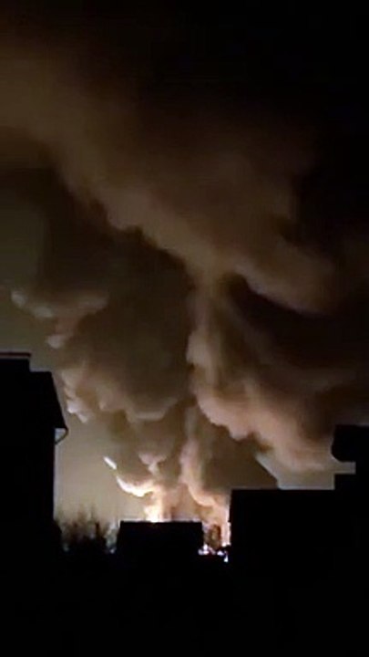 Depósito de petróleo em Kharkiv
