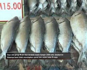 Bicara Sarawak: Pemasaran ikan terubok masin kini guna Facebook