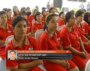 Kesal kes dera amah, Richard harap beku amah tidak dilaksana