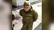 Kiev'de esir alınan Rus askerlerinin görüntüleri paylaşıldı