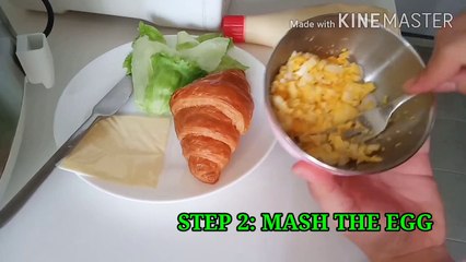 EASY RECIPE SANDWICH CROISSANT  #BREAKFAST