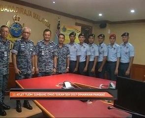 11 atlet TUDM sumbang emas Sukan SEA Kuala Lumpur 2017 dinaikkan pangkat