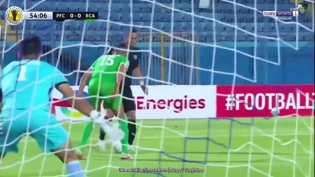 الشوط الثاني مباراة بيراميدز والرجاء الرياضي 0-0 ذهاب نصف نهائي كاس الكاف 2021