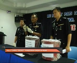 Polis tumpas sindiket pengedaran dadah di Muar