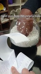 Dapat give away dari belanja