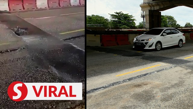 Repairs done on ‘dangerous’ potholes near Taman Desa