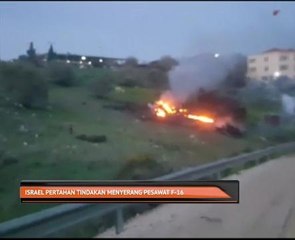 Israel pertahan tindakan menyerang pesawat F-16
