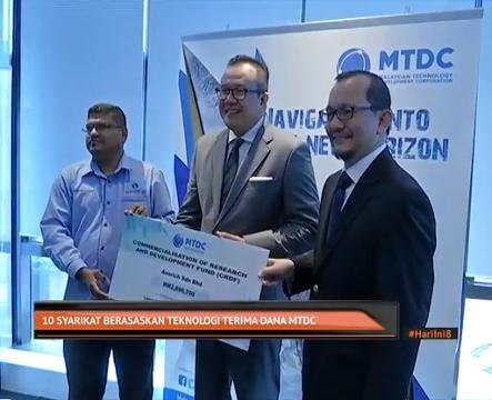 10 syarikat berasaskan teknologi terima dana MTDC
