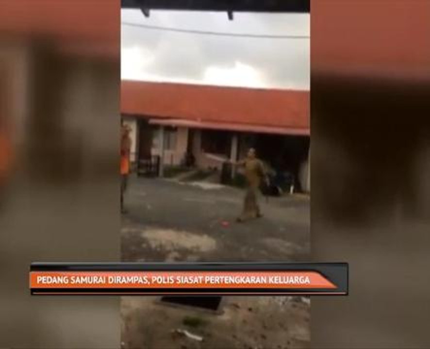 Pedang samurai dirampas, polis siasat pertengkaran keluarga