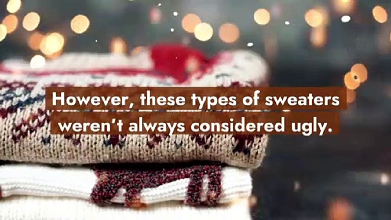 The Ugly Christmas Sweater Tradition Explained