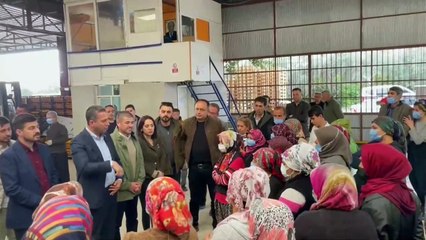 CHP'li Başarır'ın ziyaret ettiği işçiler: 10 saat çalışmaya 145 TL ücret alıyoruz
