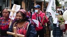 Familiares de las víctimas de la guerra en Guatemala piden justicia