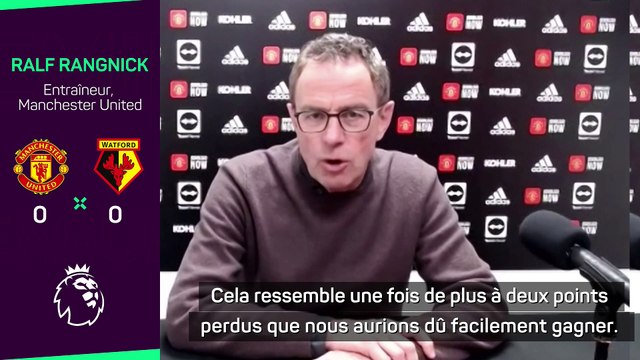 Rangnick ne sait pas pourquoi Man United manque tant d'occasions - Foot - ANG - MU