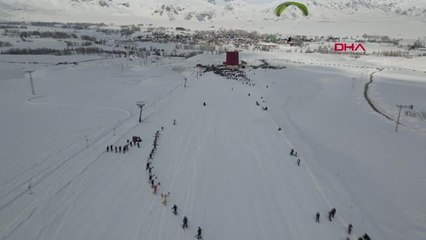 OVACIK'TA İLK KAR FESTİVALİ; 3 BİN KİŞİ KATILDI