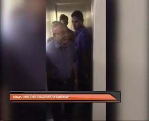 Bekas presiden Maldives ditangkap