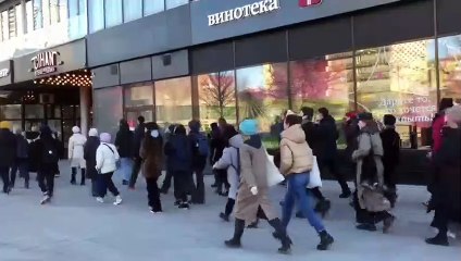 هسته های اولیه تجمعات ضد جنگ در مسکو