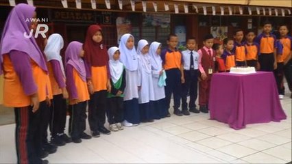 #AWANIJr: Adik Nisrin dan sambutan hari lahir