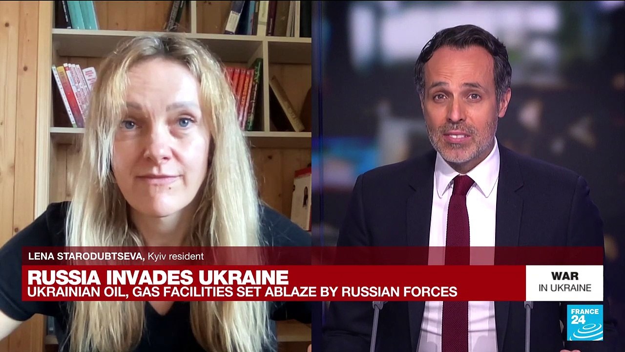 Ukraine: "We dont' want to leave our country, we are ready to protect it" says Kyiv resident