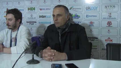 BALIKESİR - Bandırmaspor-Adanaspor maçının ardından