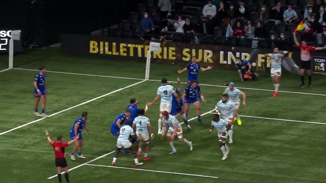TOP 14 - Essai de Teddy BAUBIGNY (R92) - Racing 92 - Castres Olympique - J19 - Saison 2021/2022