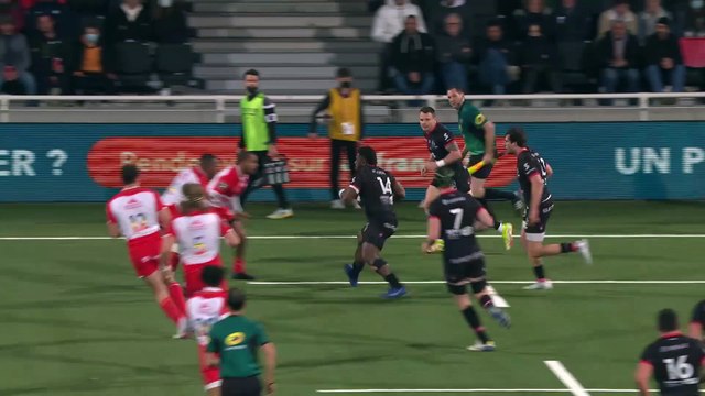 TOP 14 - Essai de Jonathan PÉLISSIÉ (LOU) - LOU RUGBY - Biarritz Olympique - J19 - Saison 2021/2022