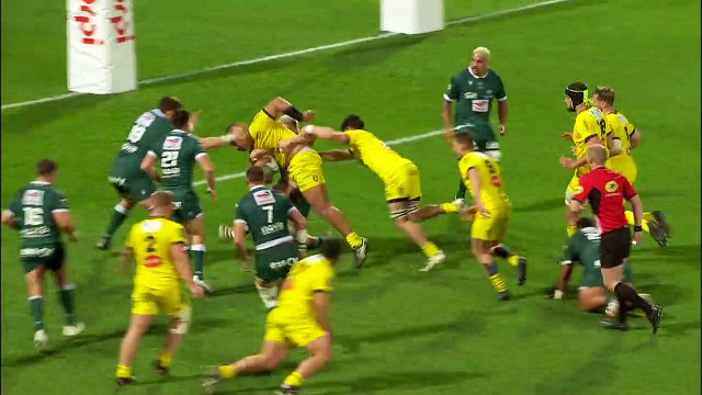 TOP 14 - Essai de Willem Andries LIEBENBERG (SR) - Section Paloise - Stade Rochelais - J19 - Saison 2021/2022