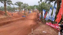 Persaingan para pembalap junior nasional Di sirkuit bukit nyomot Subang power track 2021