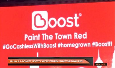 Aplikasi e-dompet, Boost lancar kempen 'Paint The Town Red'