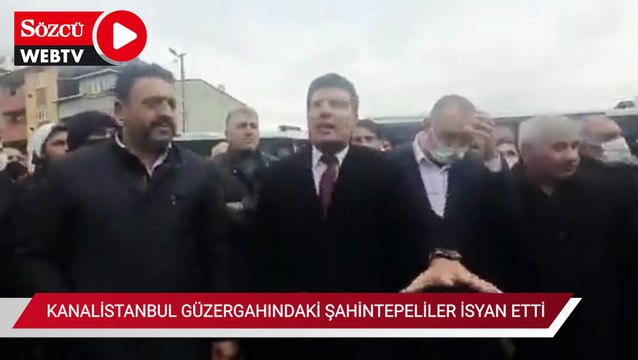 Kanal İstanbul güzergahındaki Şahintepeliler isyan etti: Peşkeş çekilmesine müsade etmeyeceğiz