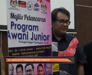 412 sekolah di Terengganu sertai AWANI JR