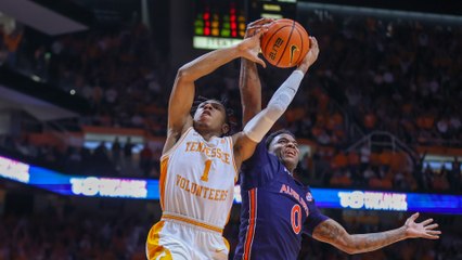 NCAAM 2/26 Recap: #17 Tennessee Brings Down #3 Auburn 67-62