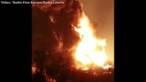 Russian missiles hit oil refinery in Ukrainian town of Vasylkiv, close to Kyiv