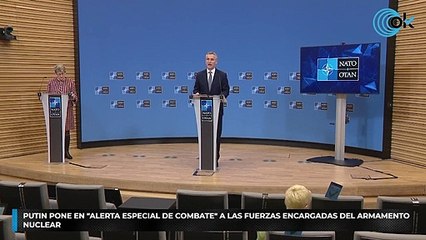 Putin pone en «alerta especial de combate» a las fuerzas encargadas del armamento nuclear